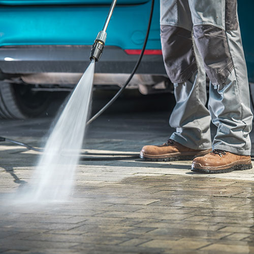 Driveway washing